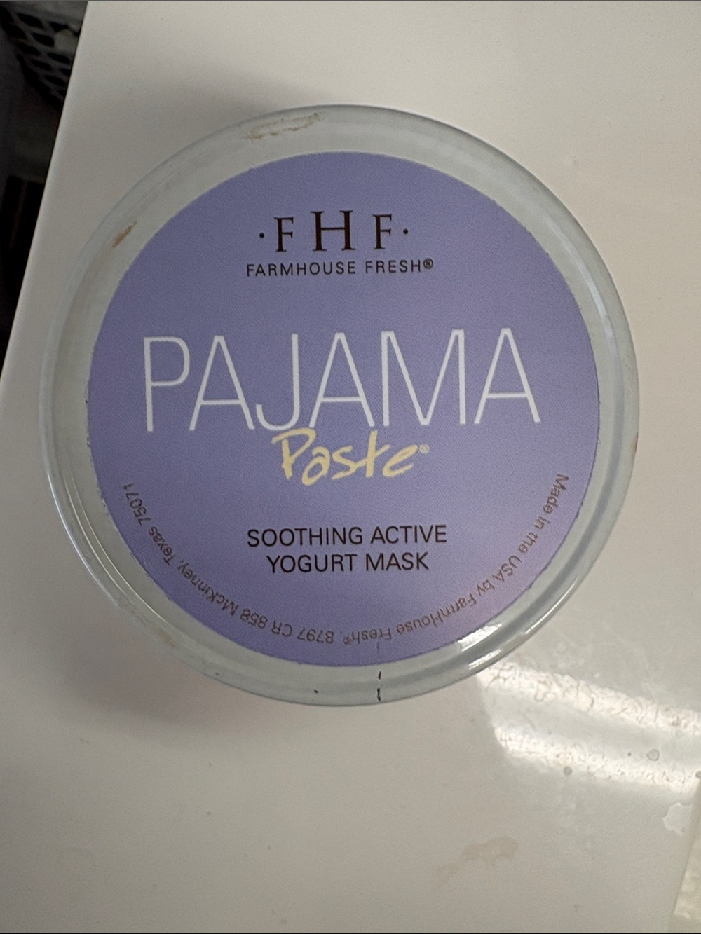 FarmHouse Fresh Pajama Paste Soothing Active Yogurt Mask